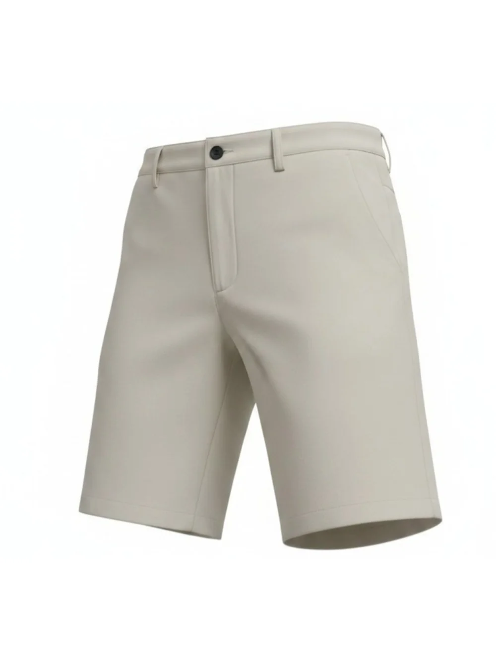 Adidas Climacool Men's Beige Golf Flat Front Slash Pockets Shorts 32 Inseam 10